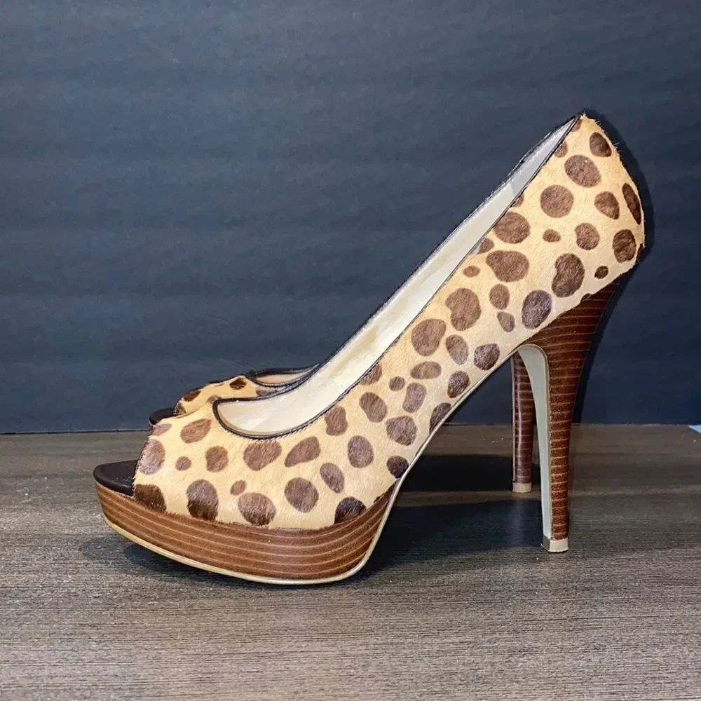 Enzo Angiolini Animal Print Sully High Heels Women’s 9.5